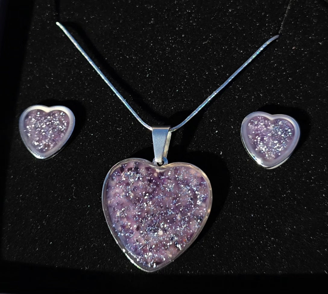 Jewelry Set- Lg Hearts