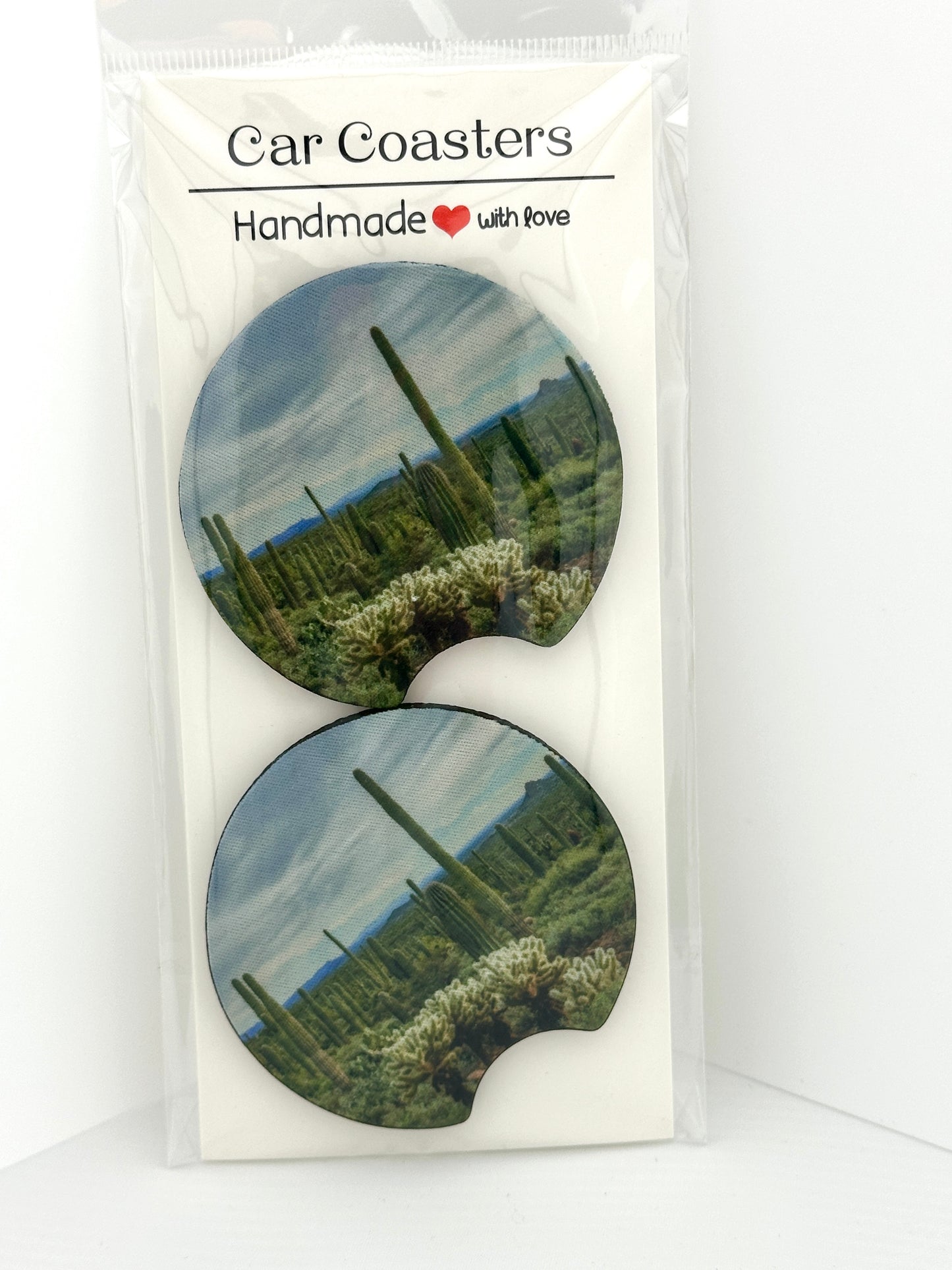 Desert Scene Car Coasters