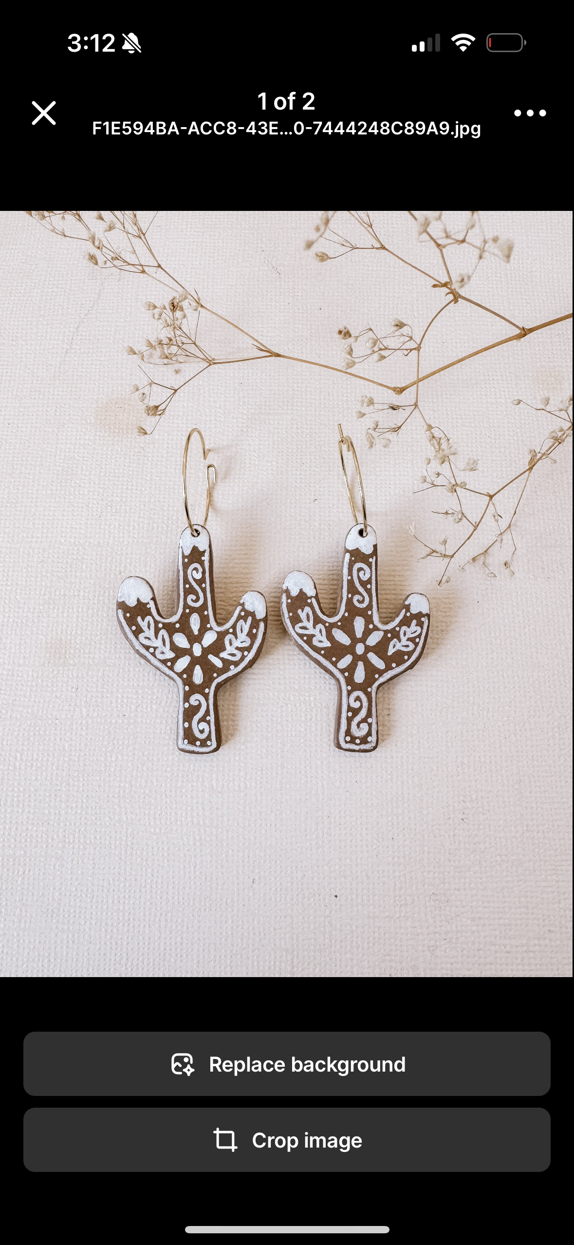 Gingerbread Cactus Hoops- DesertReign