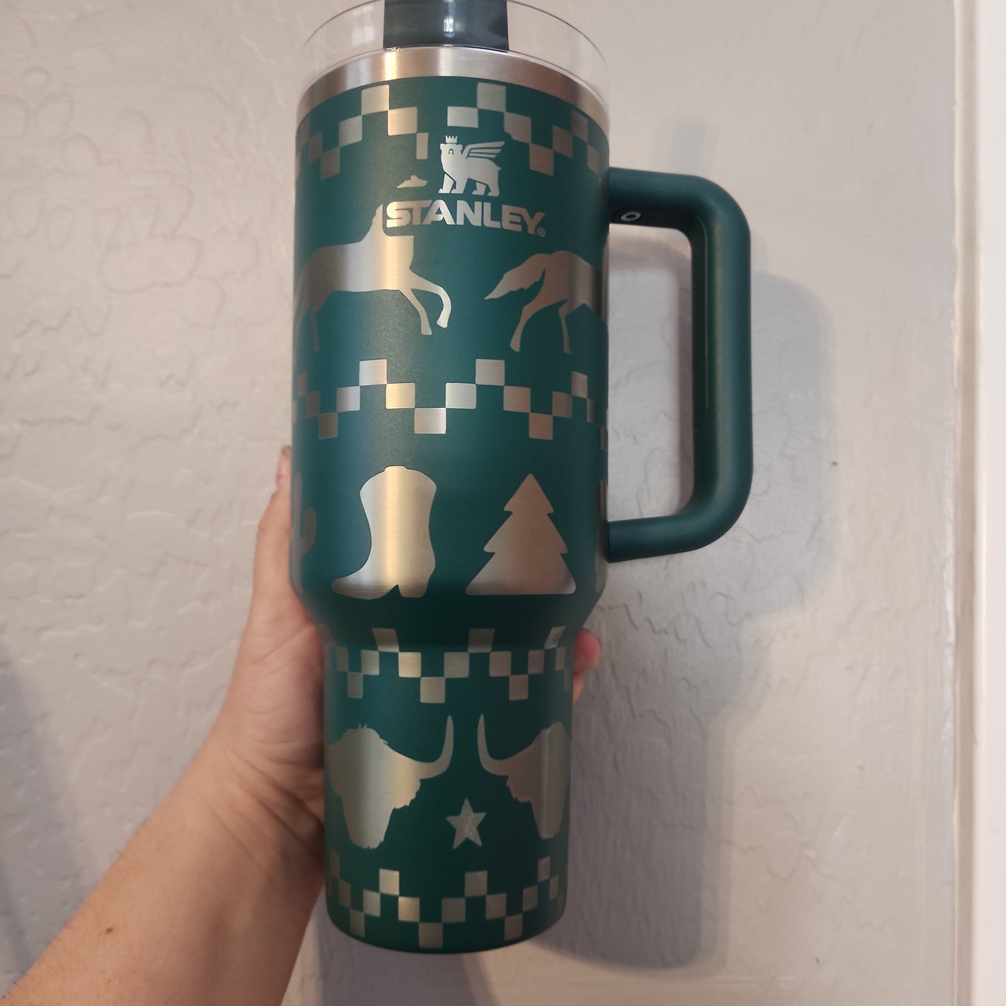 40 Oz Western Christmas Sweater