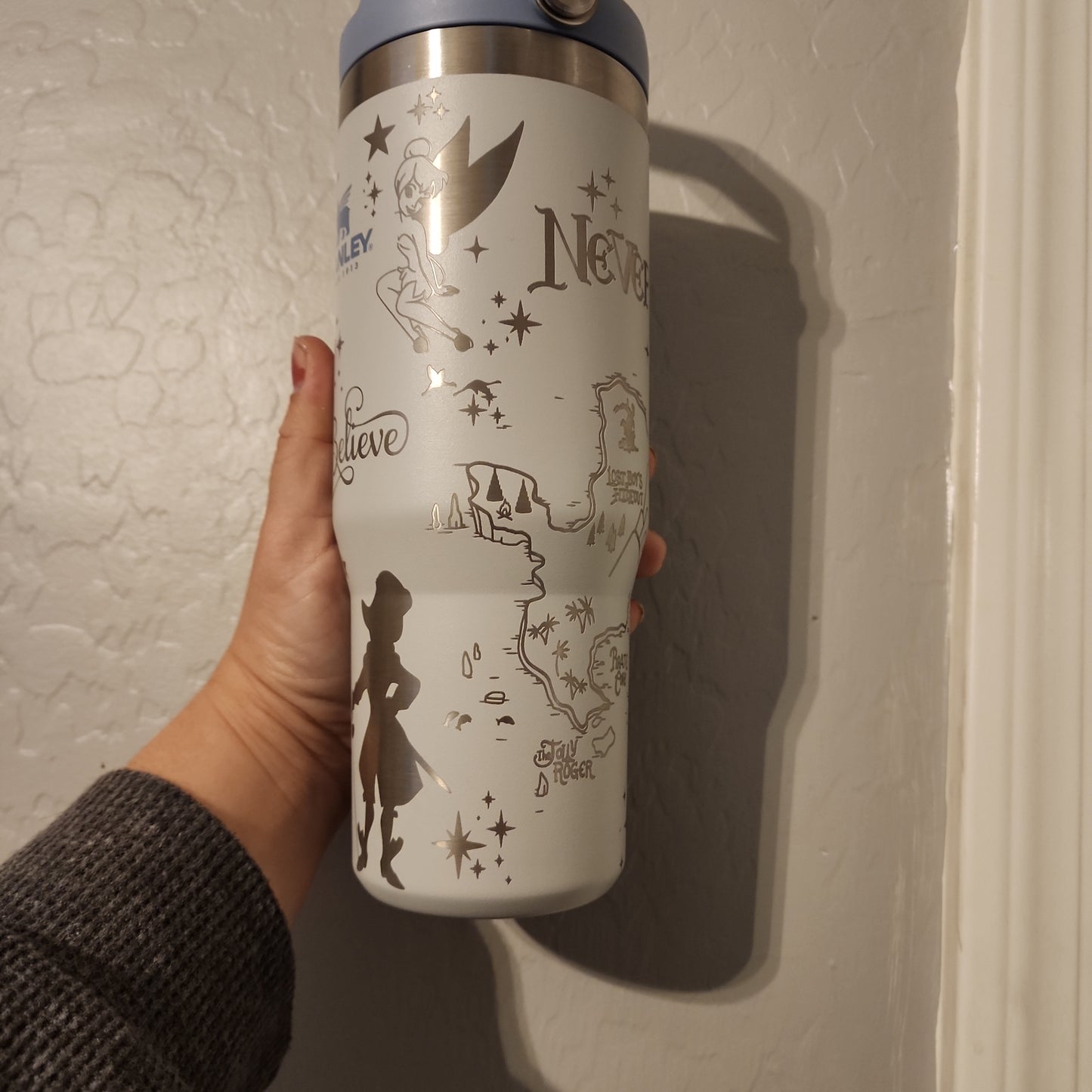 30 Oz Ice flow Stanley Engraved Neverland