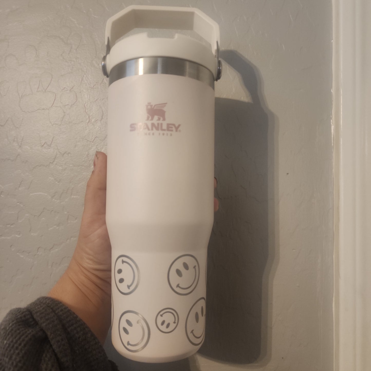 30 OZ Engraved Smiley