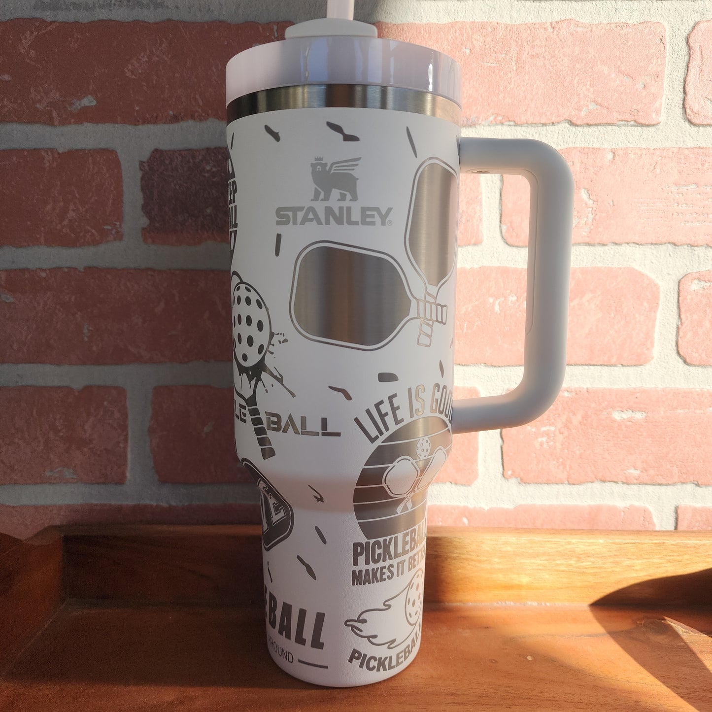 40 Oz Engraved Pickball