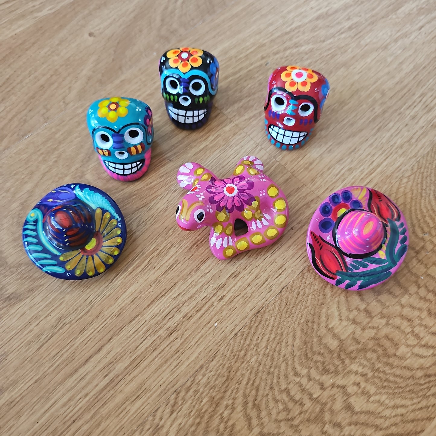 Imanes de Barro HandPainted @amorfashionshop