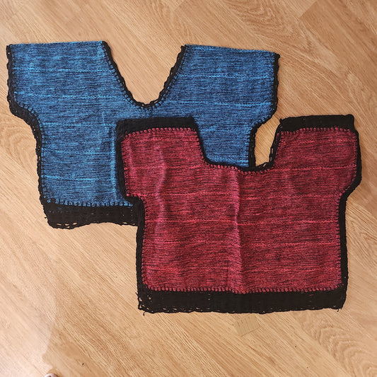 Crochet Edge on Telar Crop Top @amorfashionshop