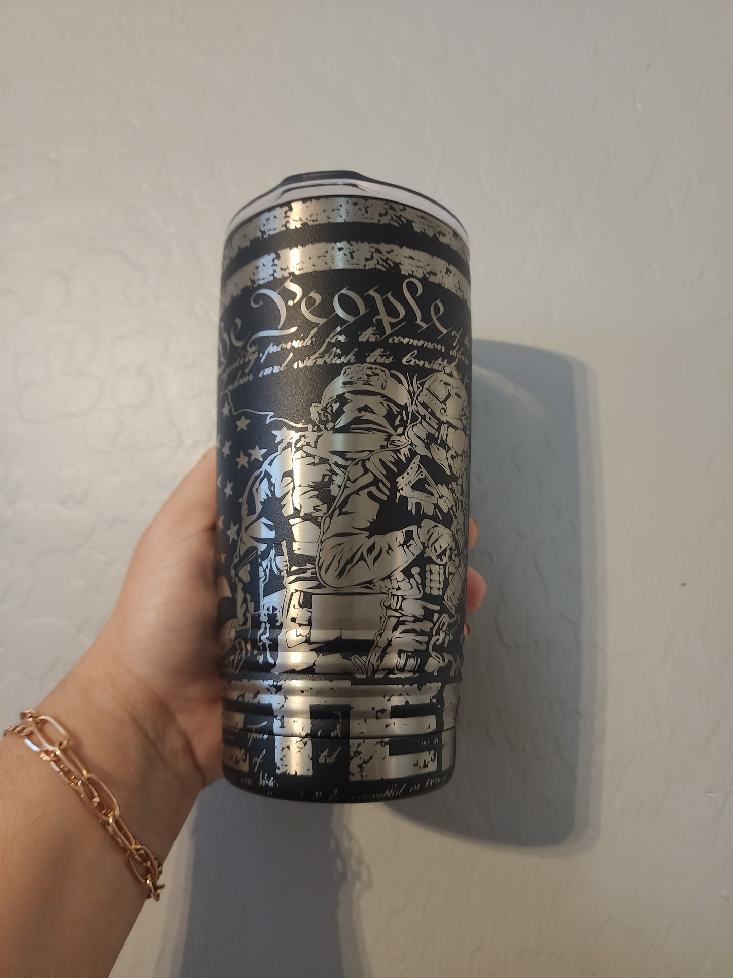 20 Oz Engraved We the People