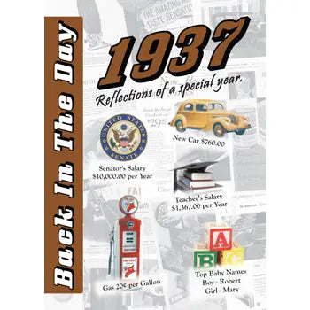 Back In The Day Greeting Card/Booklet-Burlapitup