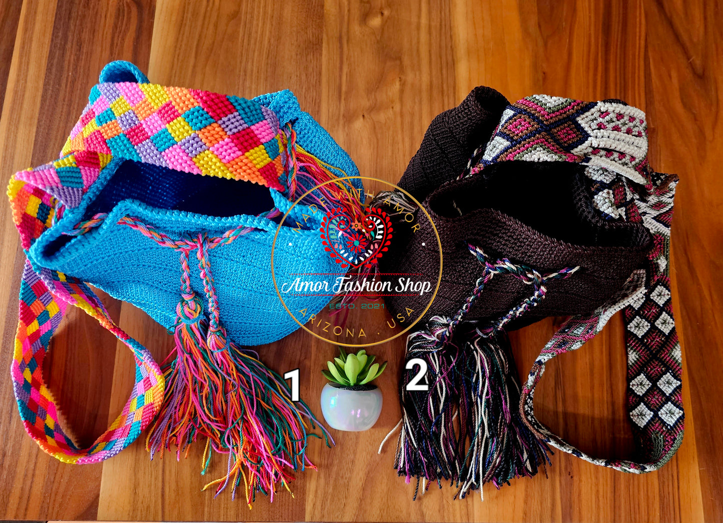 Bag Knitted Wayuu Tribe @amorfashionshop