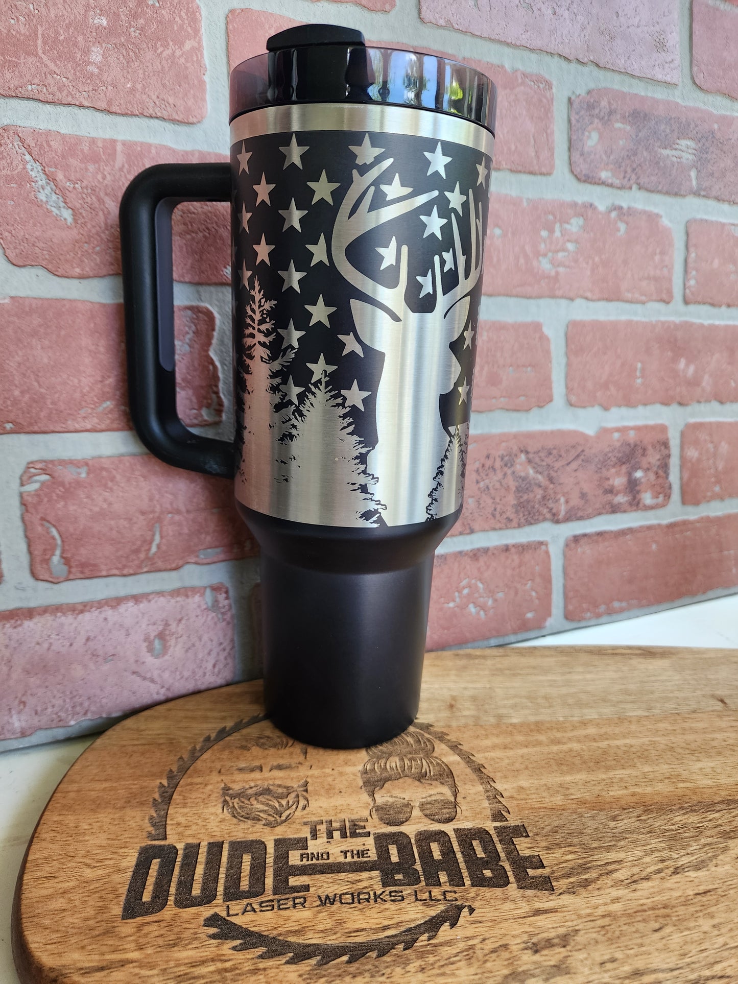 40 OZ Engraved Stanley (Hunt&Fish)