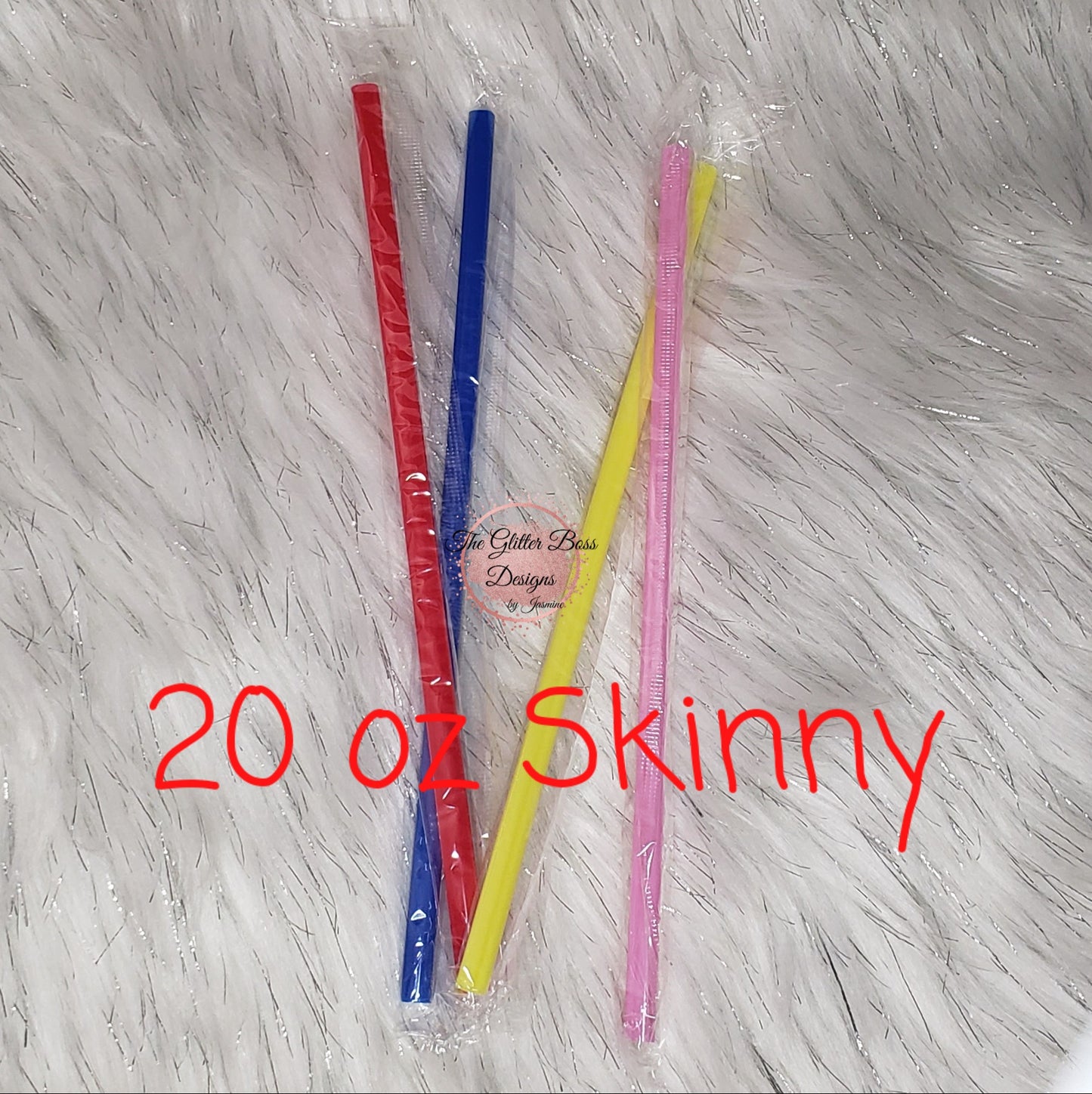 20 oz Plastic Straws - GBDesigns