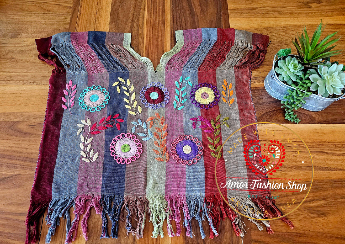 Handwoven & Embroider Huipil Top @amorfashionshop