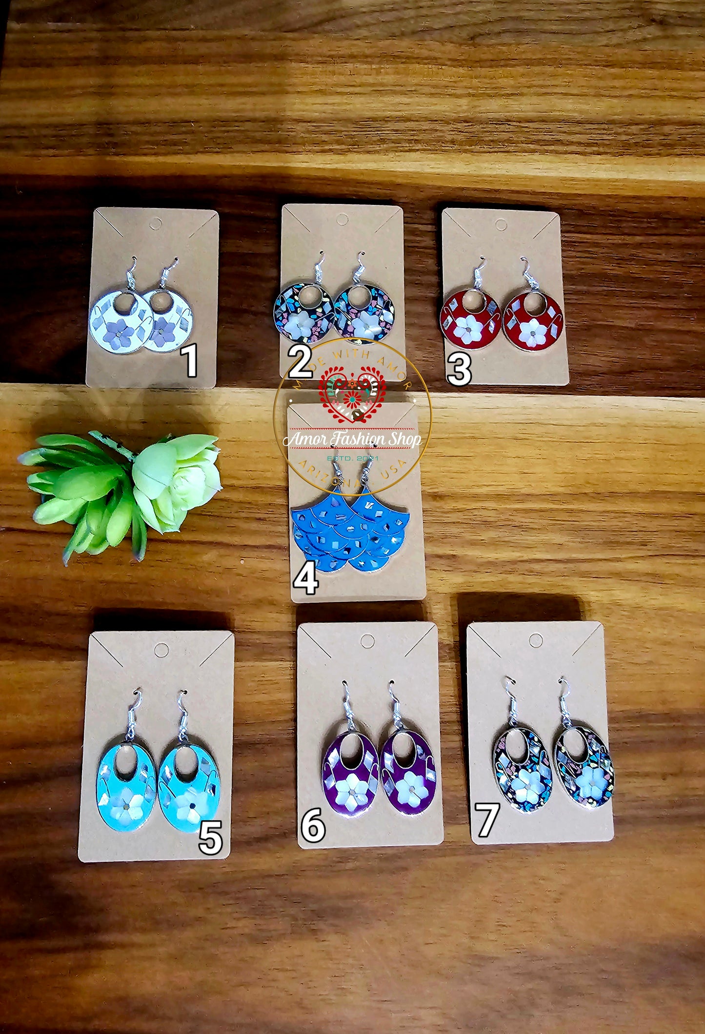 Sea Shell Earrings @amorfashionshop