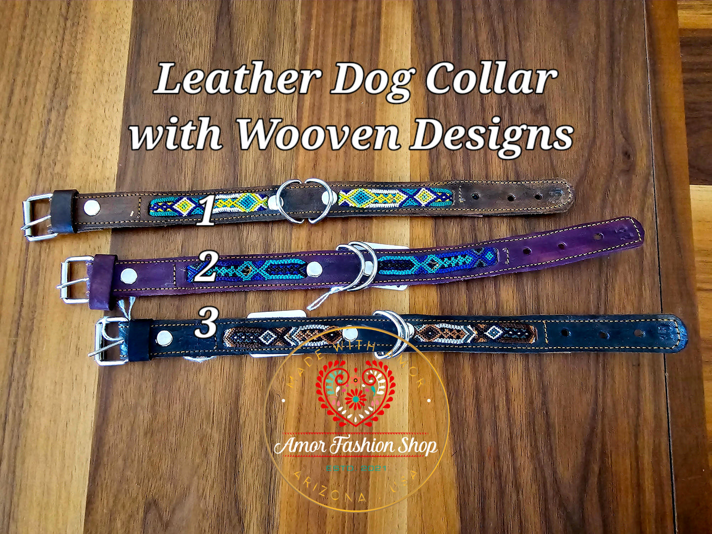Leather Dog Collar @amorfashionshop