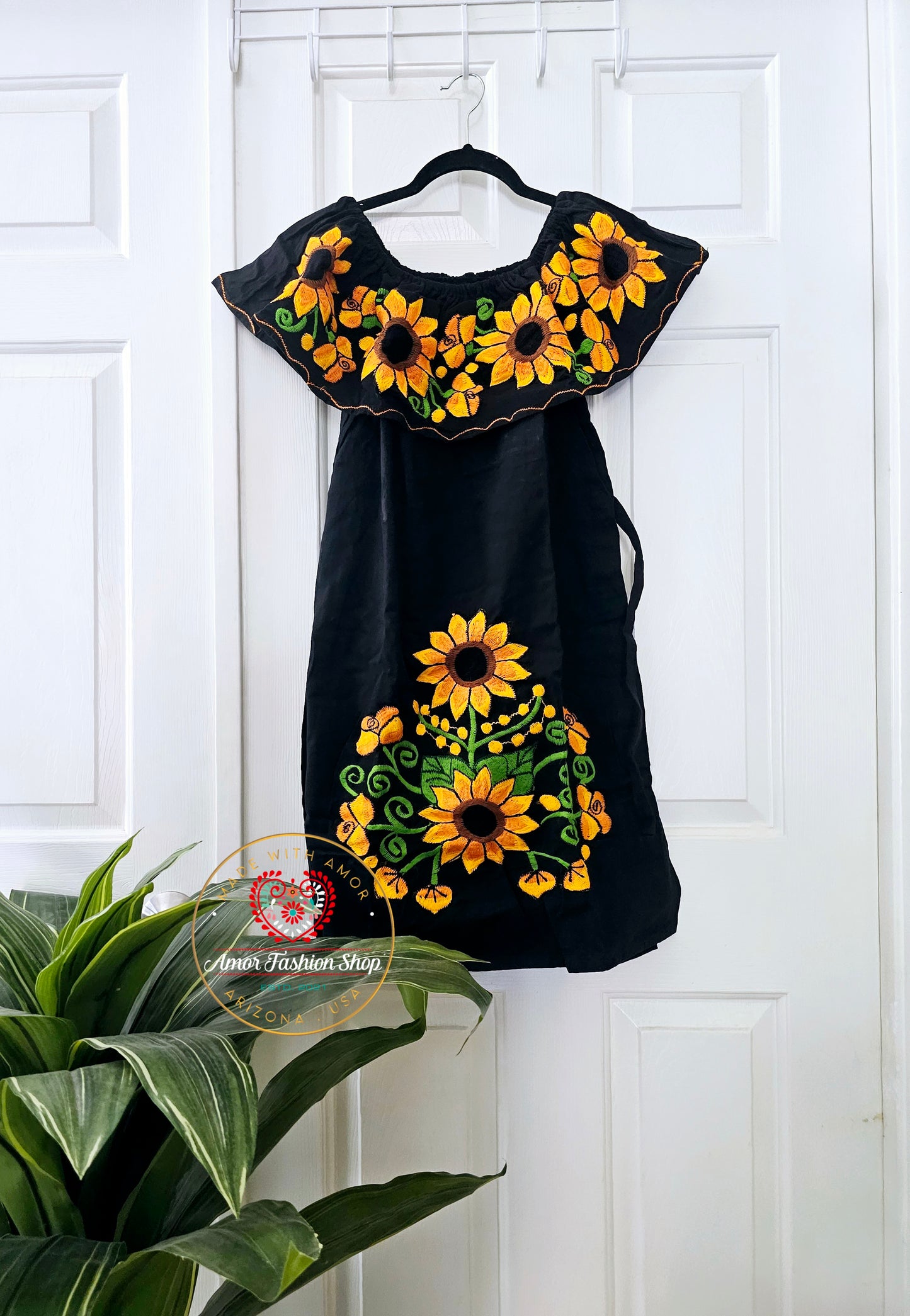 Off the Shoulder o One Shoulder Embroidered Dress @amorfashionshop