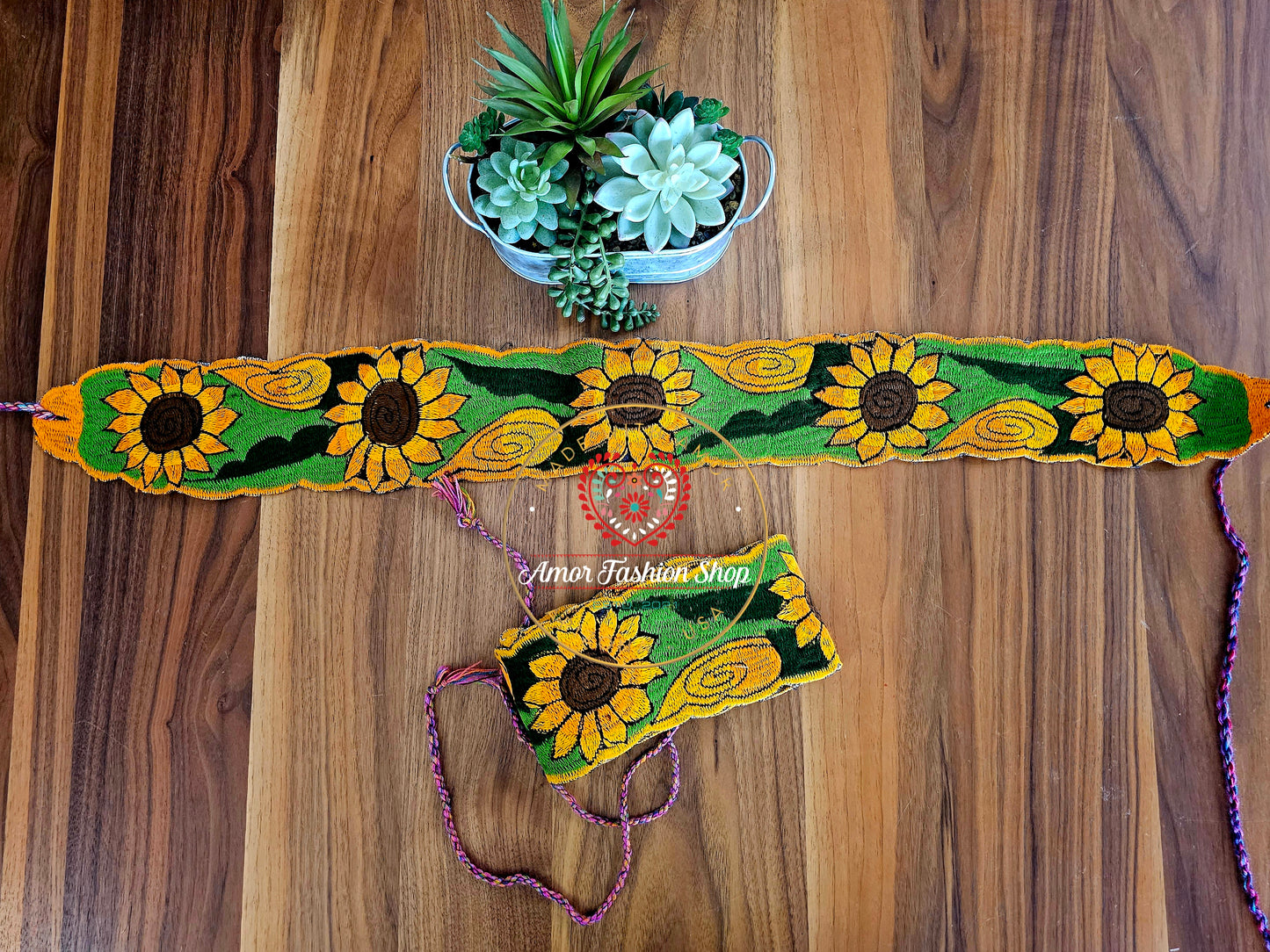 Embroider Sash @amorfashionshop