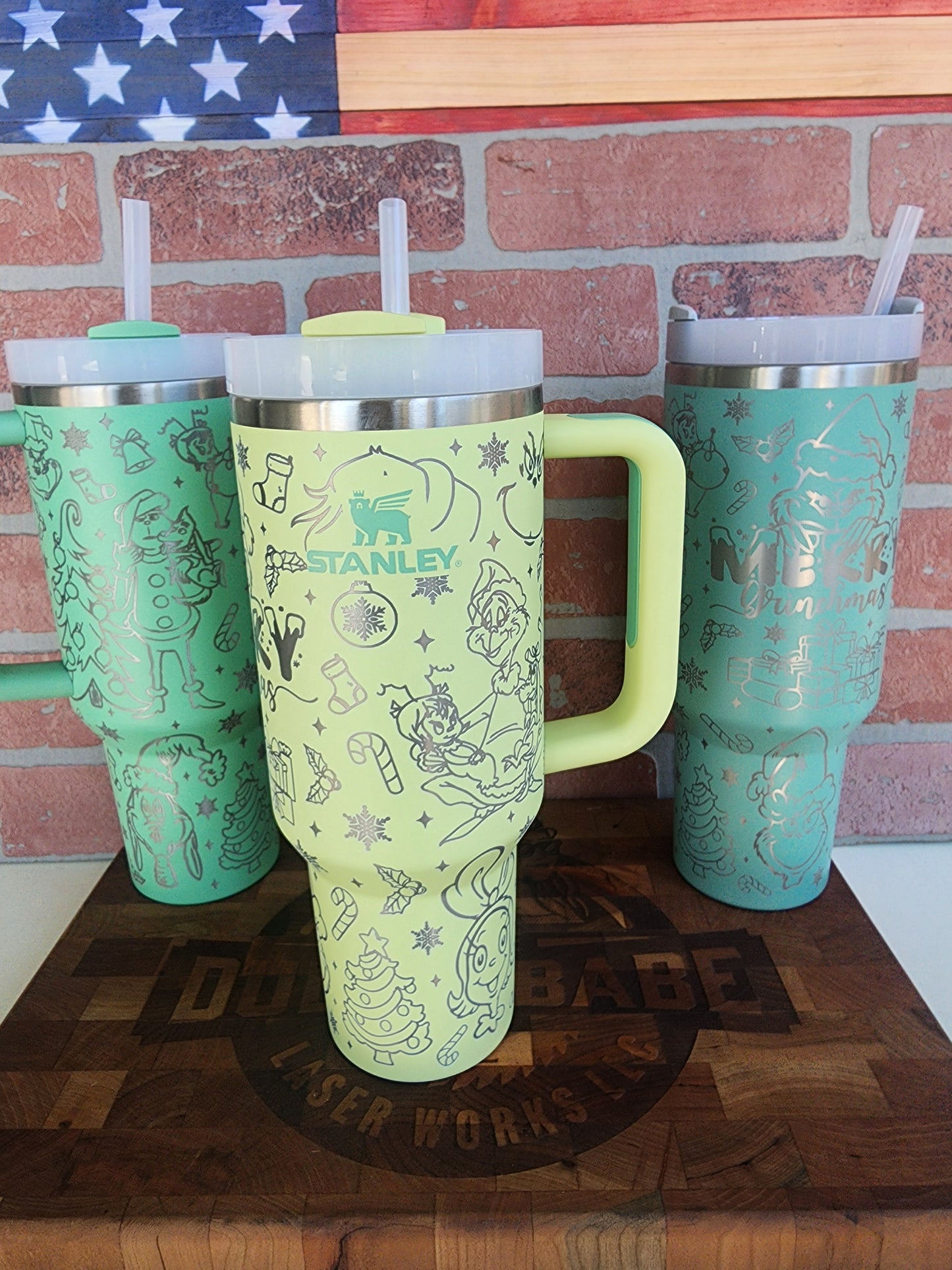 40 OZ Stanley Christmas Guy