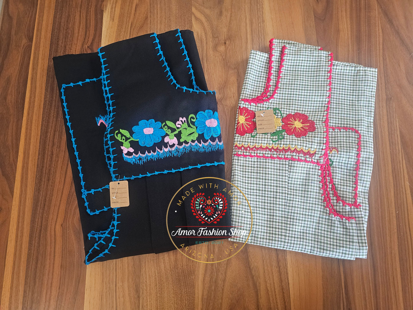 Embroidered Aprons @amorfashionshop