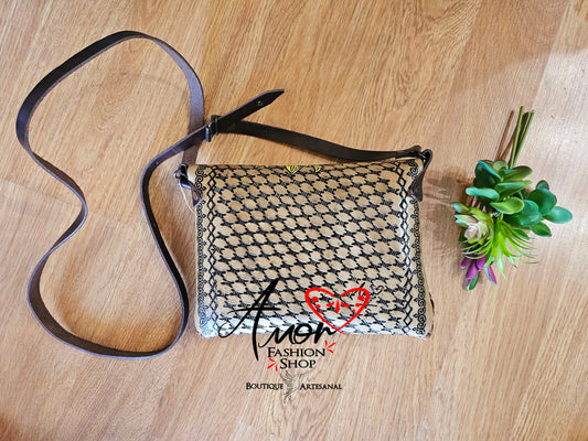 Bag Leather Hand Painted (Acapulco- Sobre) @amorfashionshop.com