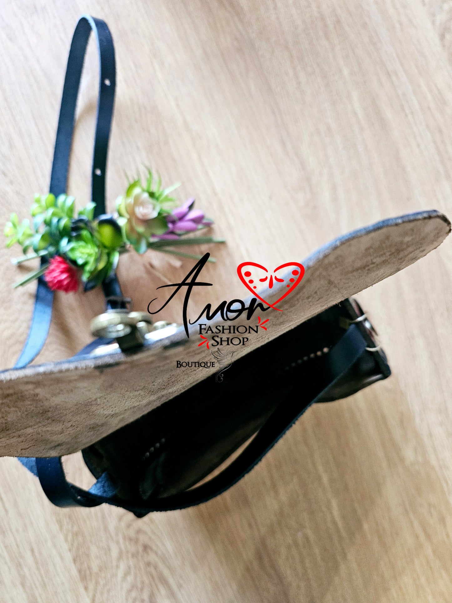 Bag - Leather Hand Painted (Minesota) @amorfashionshop