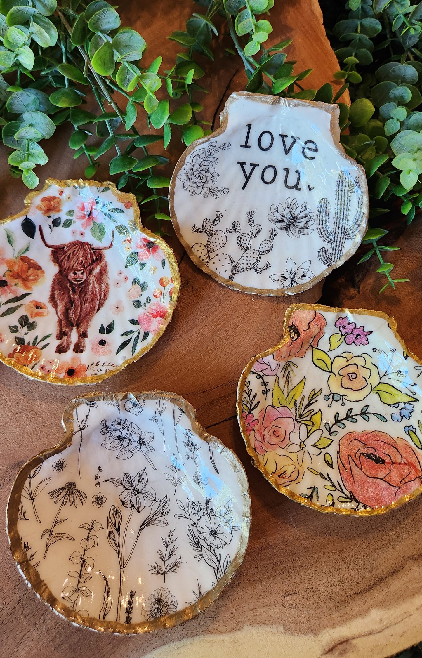 Scallop Shell Trinket Dishes - The Laser Canvas