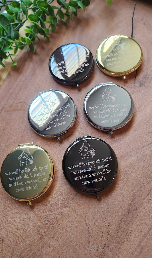 Engraved Pocket Mirrors - The Laser Canvas