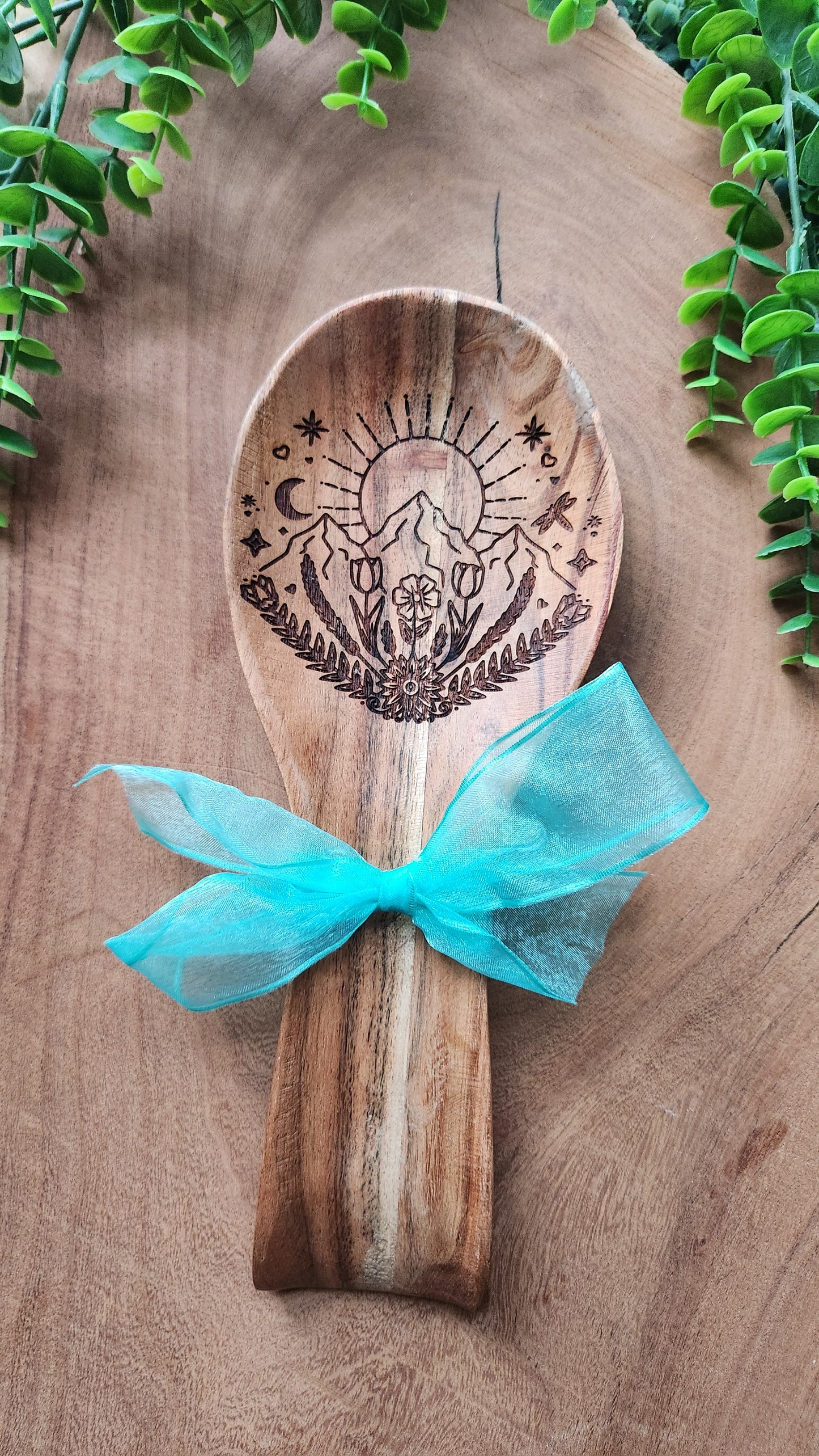Engraved Wooden Spoon Rests - The Laser Canvas