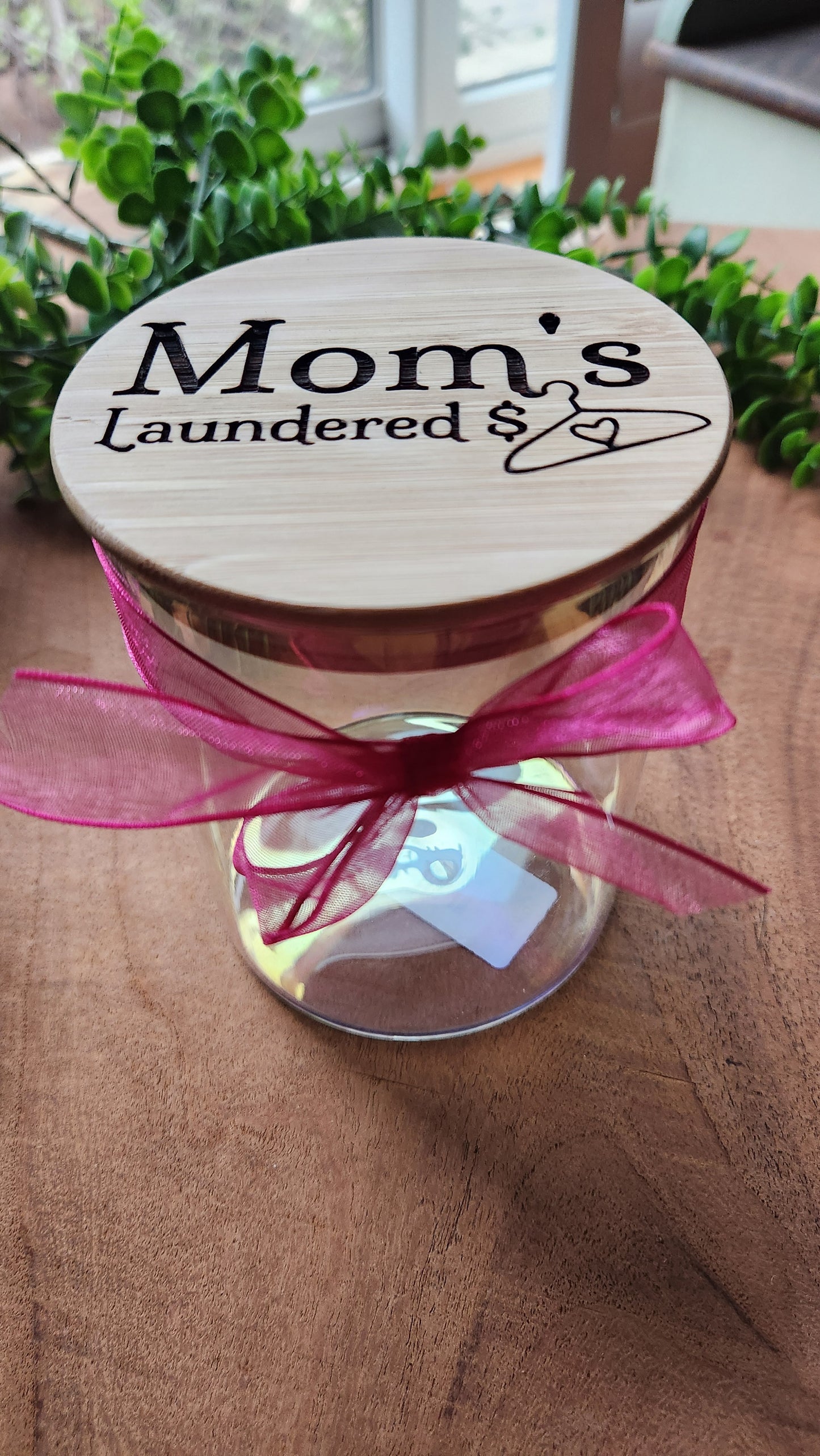 Glass Jar with Engraved Wooden Lid – The Laser Canvas