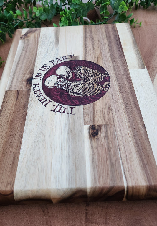 Butcher Block Resin Cutting Board - The Laser Canvas