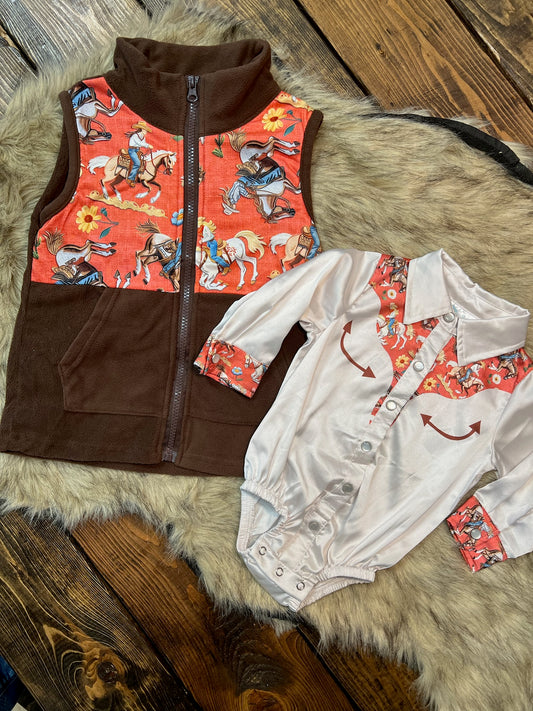 Cream Vintage Cowgirl Shirt