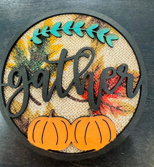Magnetic Insert - Gather Pumpkins