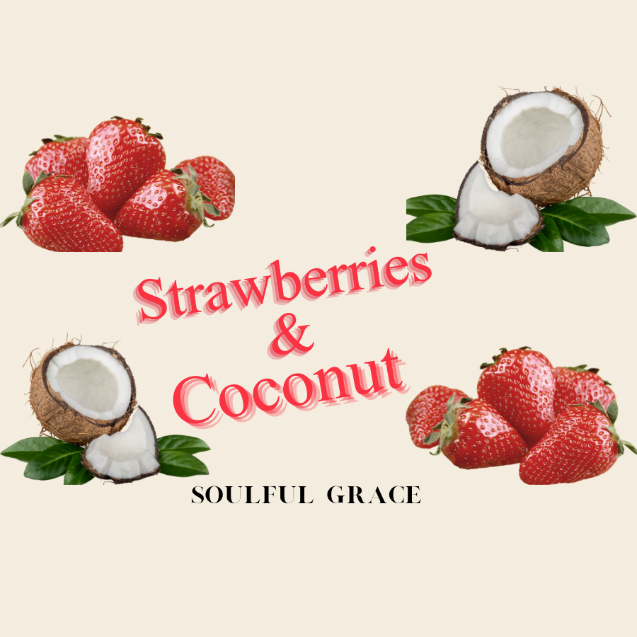 Strawberries & Coconut Perfume - Soulful Grace Shop