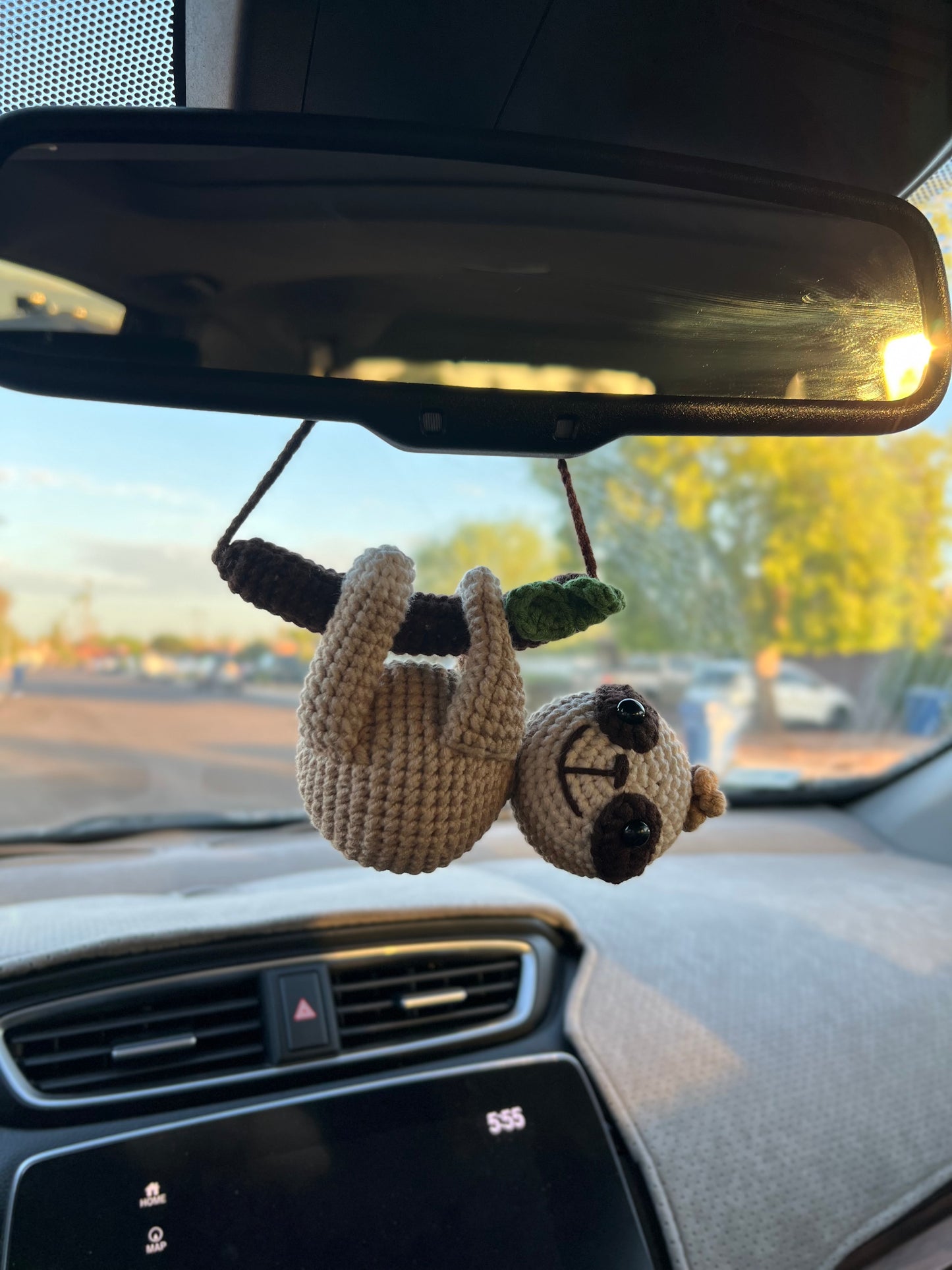 Crochet Sloth Hanging 2