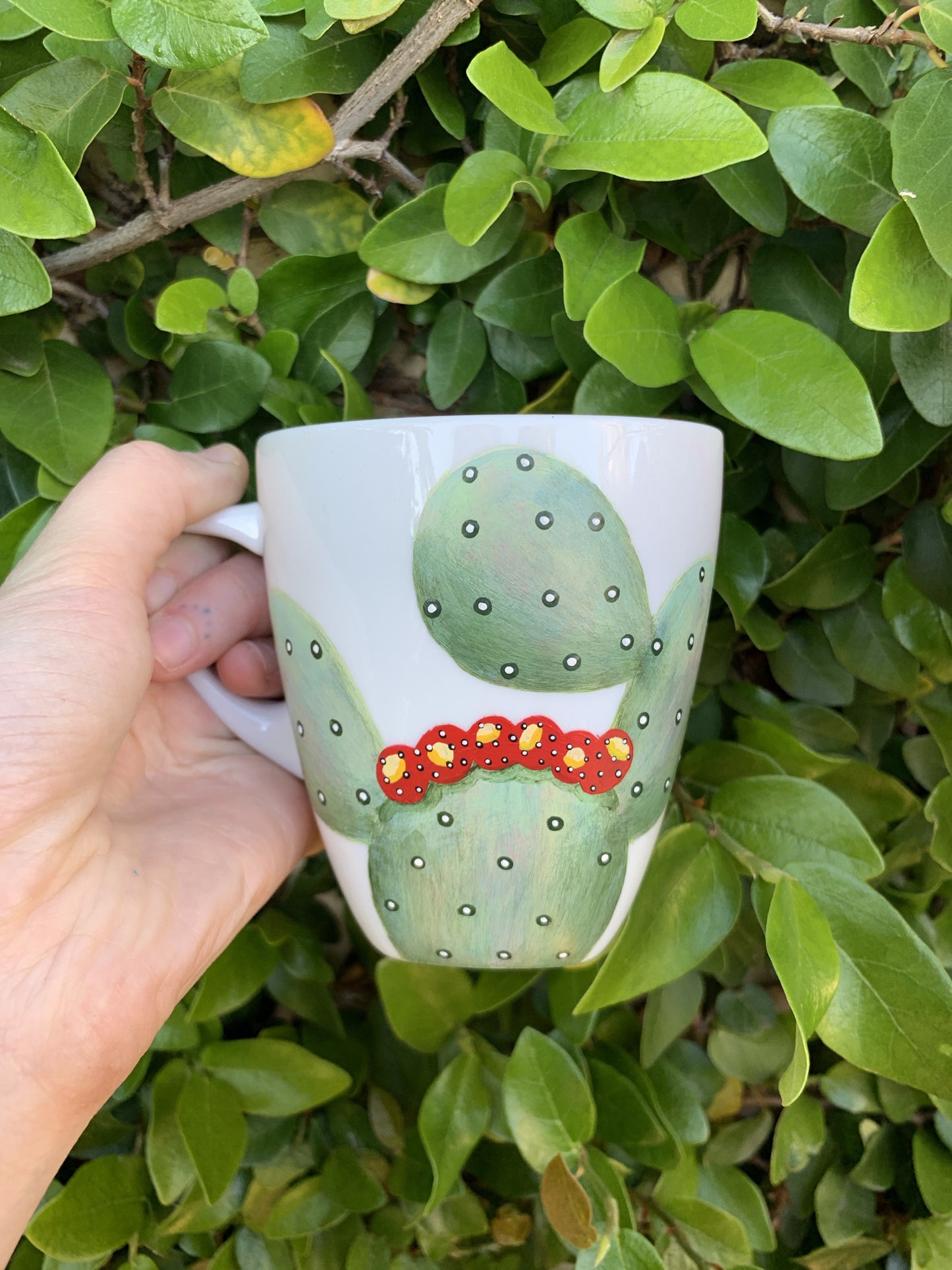 Hand painted coffee mugs