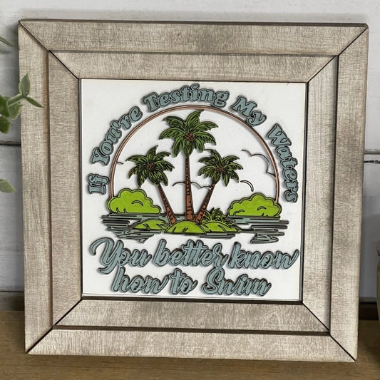 If Your Testing My Waters Magnetic Insert - STV