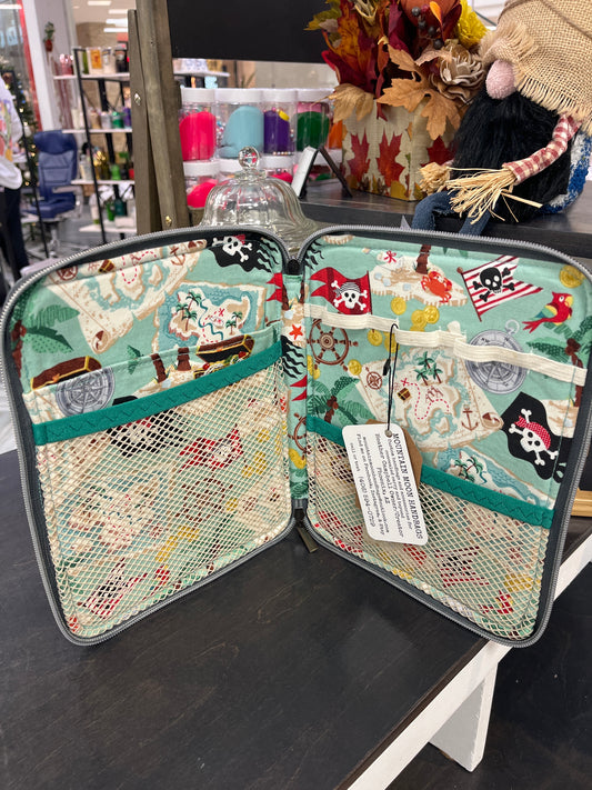 Aqua pirate tablet travel case