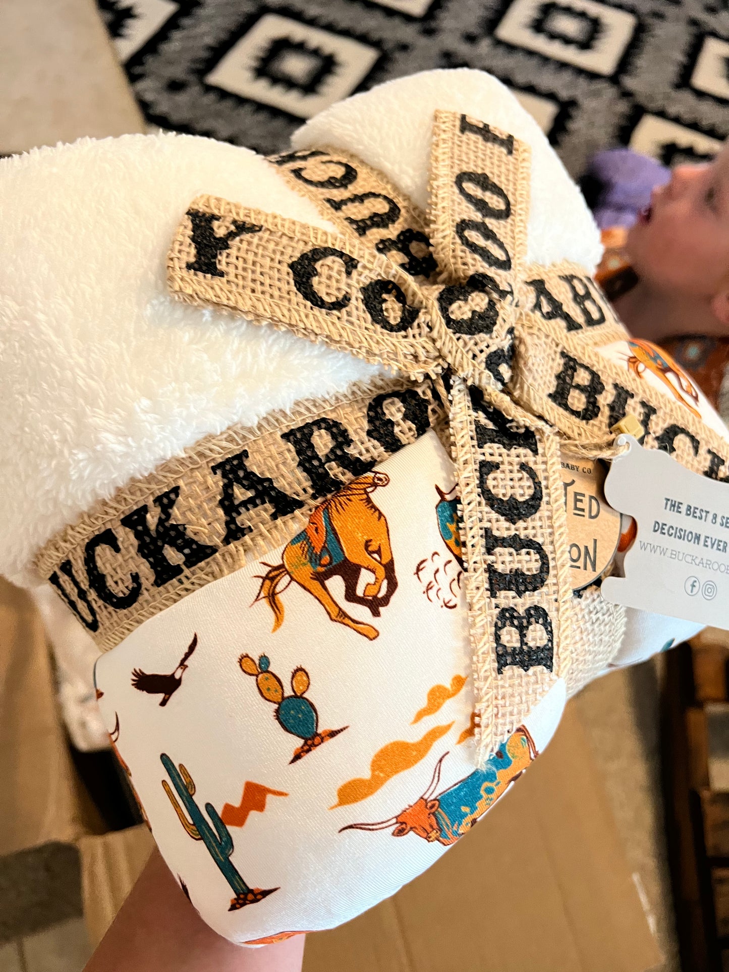 Longhorn Blanket-Tiny Cowboy Trading Co.