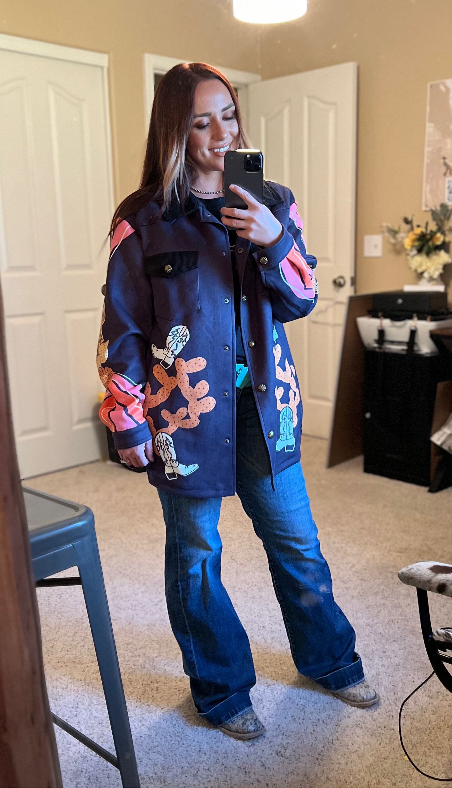 Bison Shacket- Tiny Cowboy Trading Co.