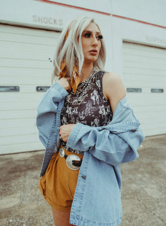 Calling Cowboys Tank-Tiny Cowboy Trading Co.