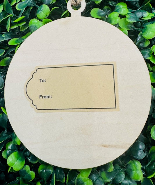 Thick Thighs Ornament/Package Tag - STV