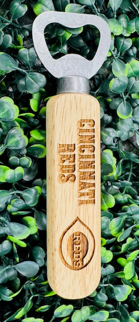 Wood Bottle Opener - Baseball - Burlapitup - CHD