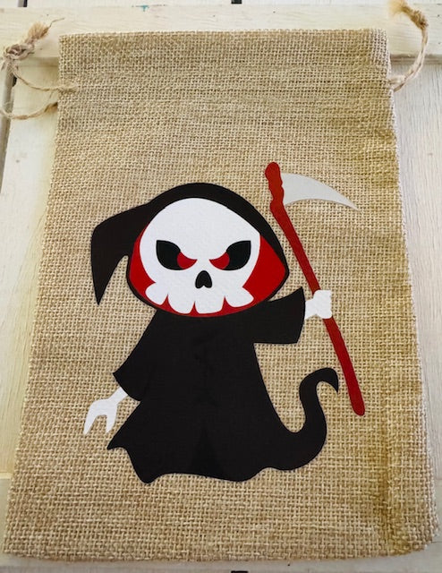 Halloween Burlap Gift Bag - STV