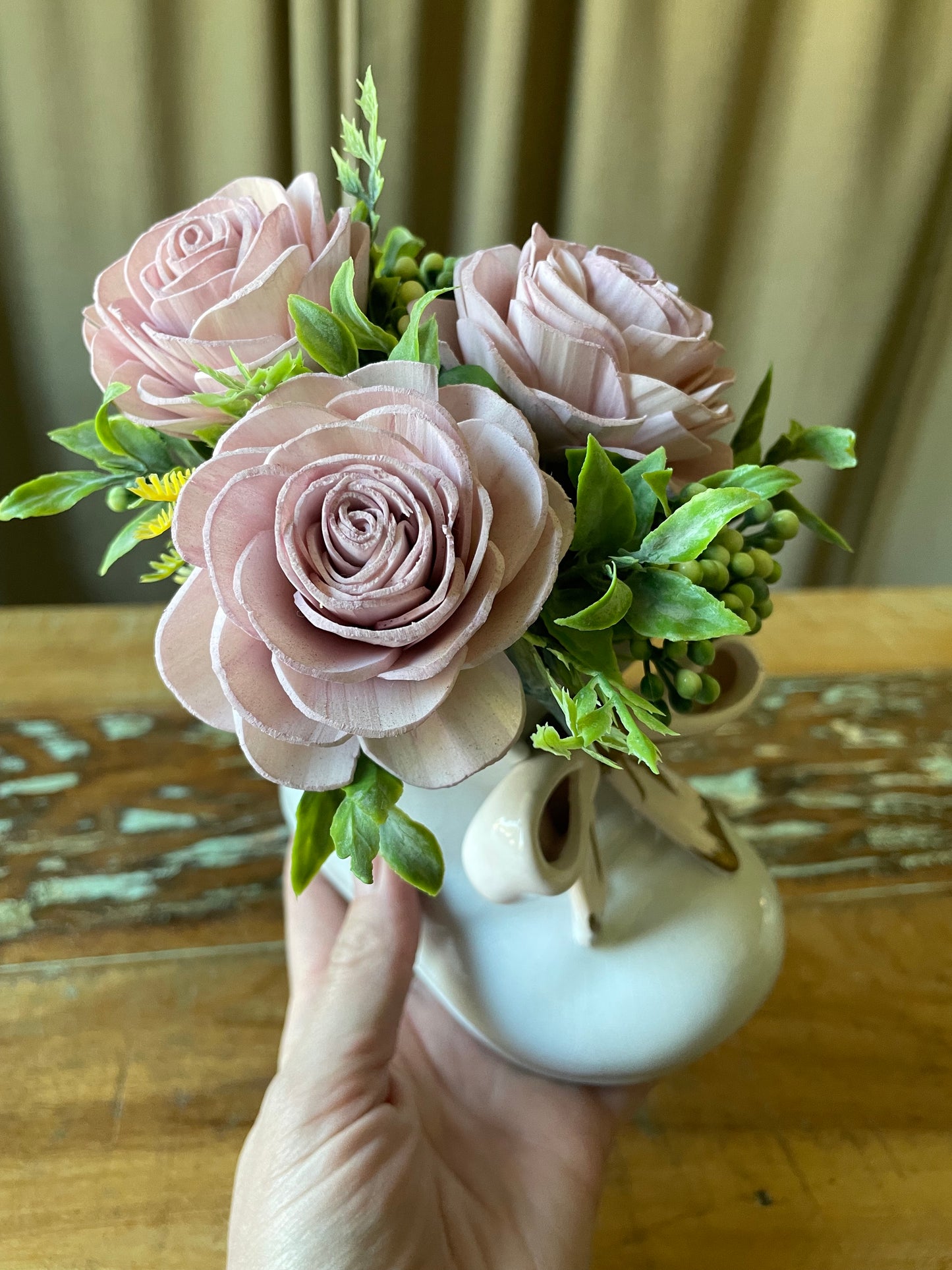 Baby Girl Wood Flowers - LUNA WOOD FLOWERS