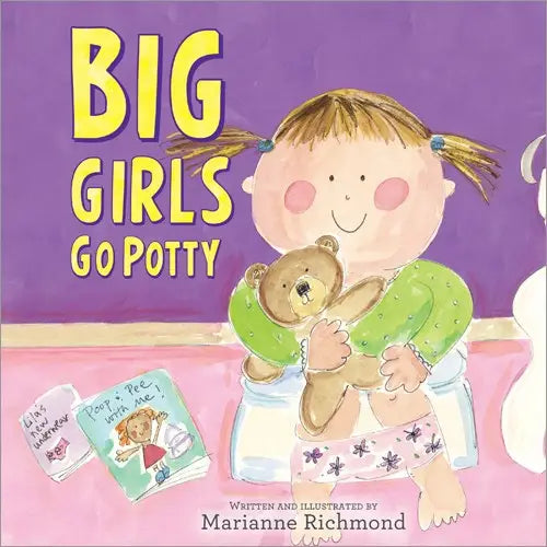 Big Girls Go Potty Book - Burlapitup-STV