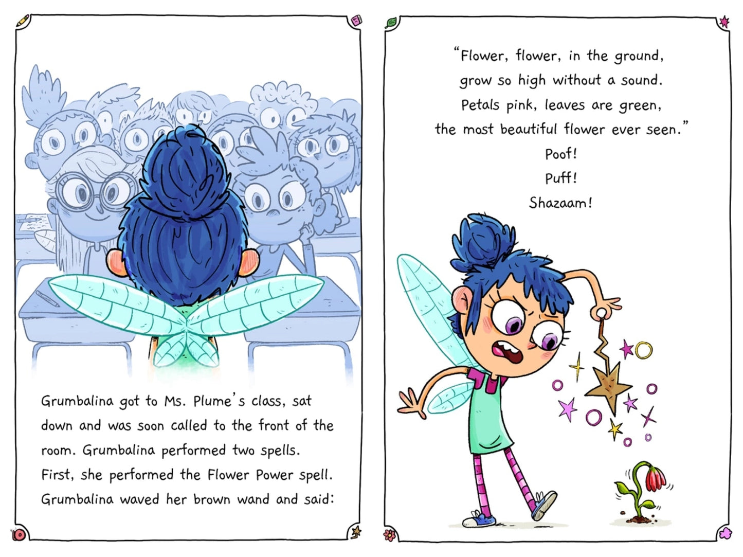 Grumbalina The Flower Power Spell Book - CHD