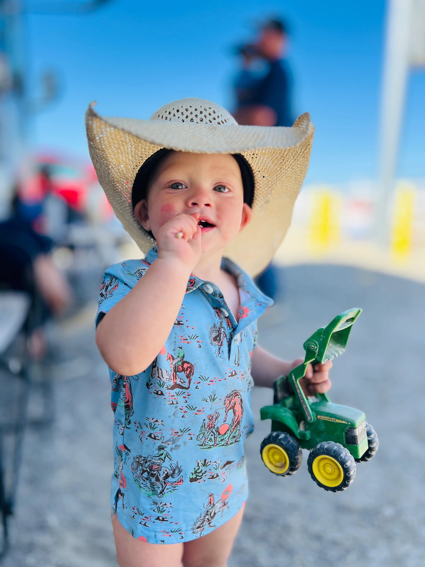 Cowboy Up Performance Polo YOUTH