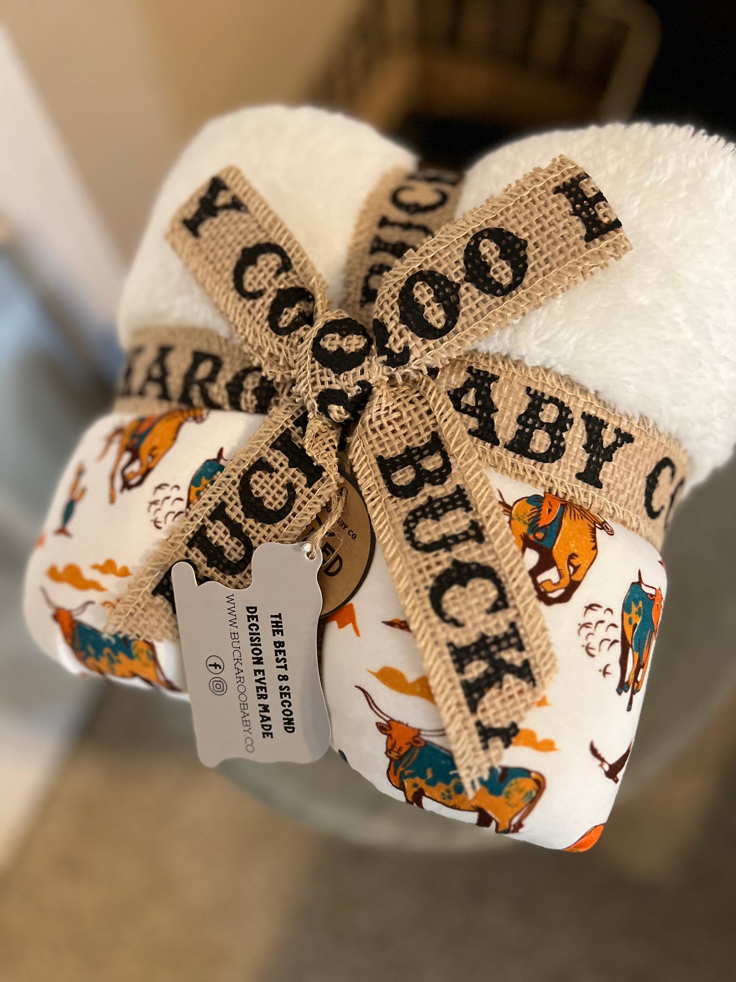 Longhorn Blanket-Tiny Cowboy Trading Co.