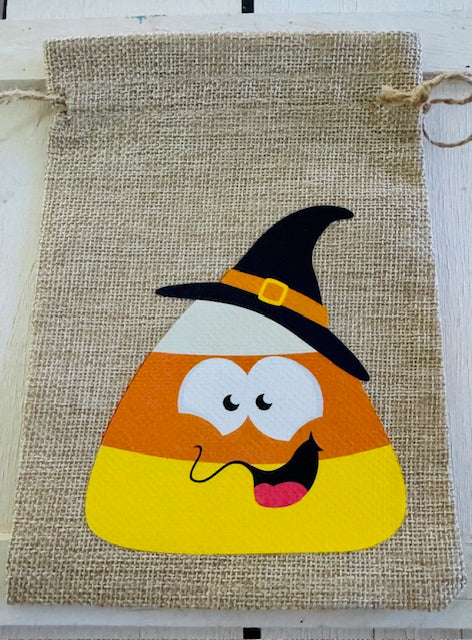 Halloween Burlap Gift Bag - STV
