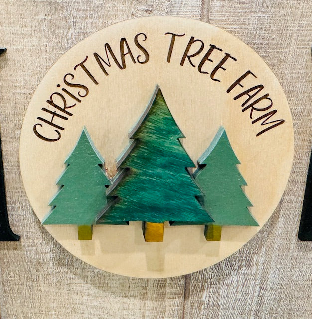 Magnetic Insert - Christmas Tree Farm - STV