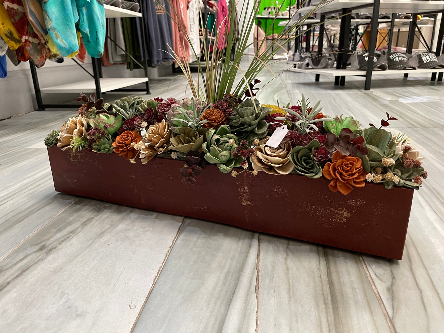 Cement Planter Desert - LUNA WOOD FLOWERS