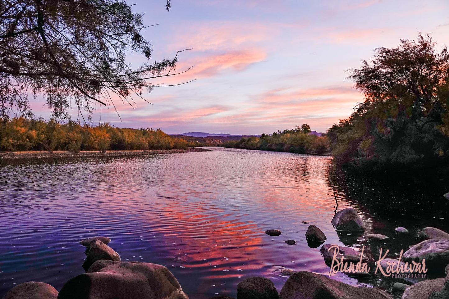 Coon Bluff Sunrise Greeting Card